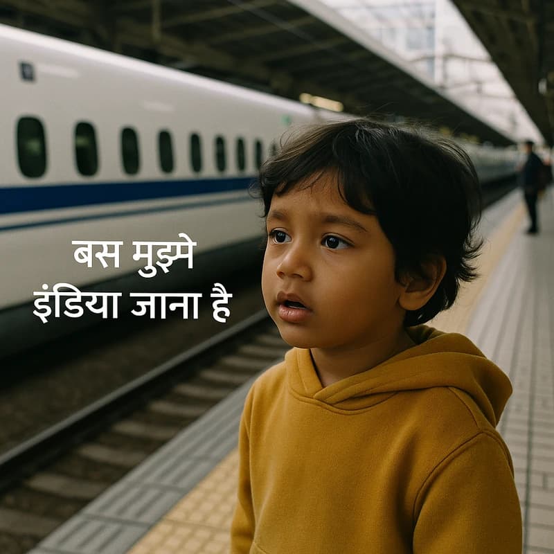 Bas mujhe India jana hai: A Heartfelt Travel Moment