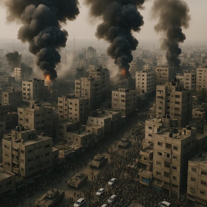 Israel Gaza ground offensive: What the Gaza City push means