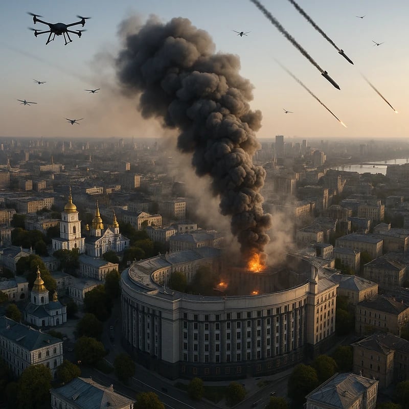 Ruslands grootste luchtaanval op Oekraïne: 805 drones