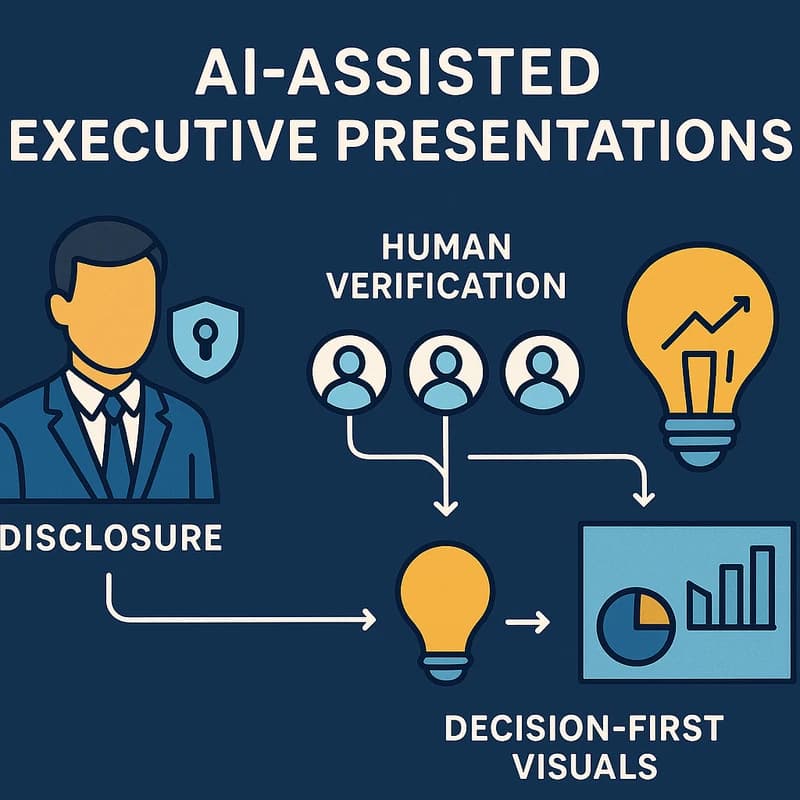 AI支援によるエグゼクティブ・プレゼンテーション:意思決定を最優先に、信頼性の高いプレゼンテーション