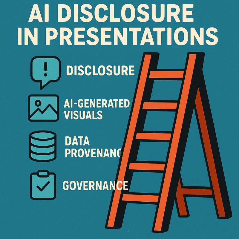 Розкриття використання ШІ у презентаціях: будувати довіру за допомогою міток