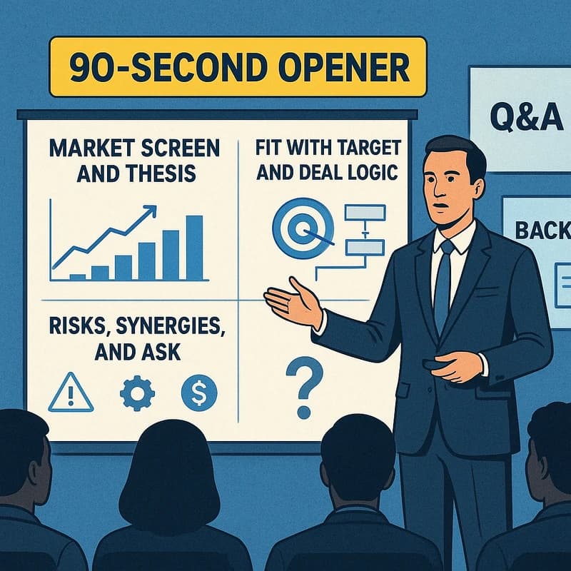 コーポレート開発 インタビュー プレゼンテーション: 15分で勝つ