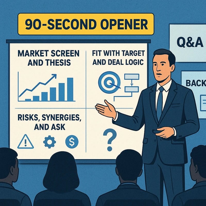 Corporate Development Interview Presentation: Win in 15m