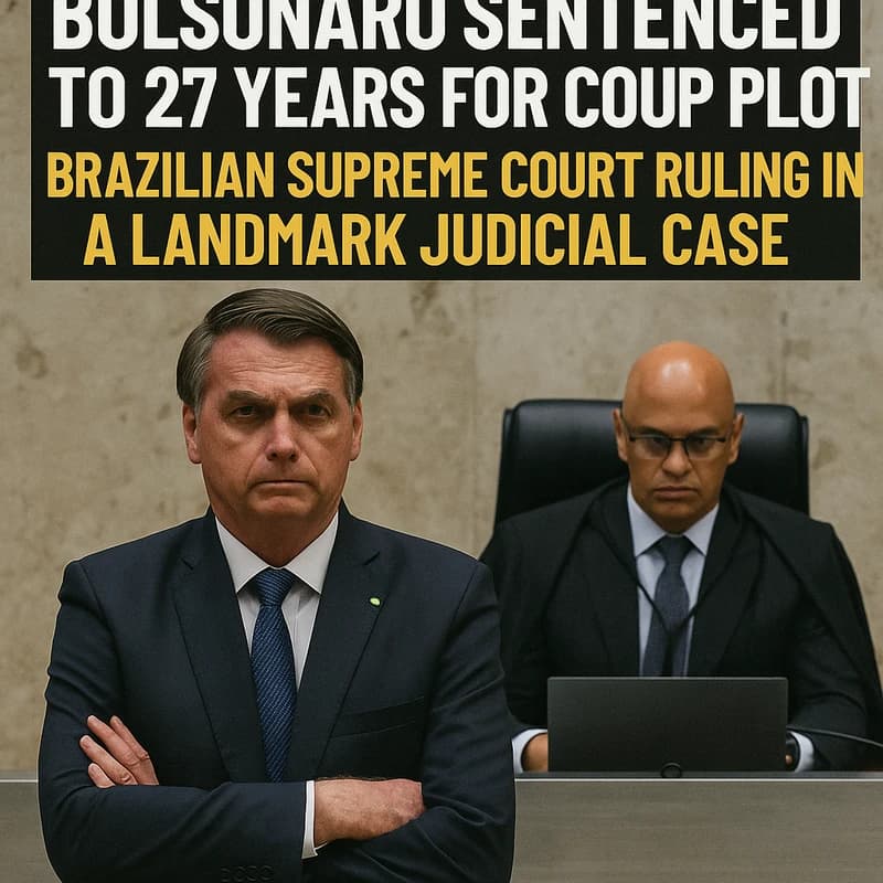 Bolsonaro tuomittiin 27 vuodeksi vallankaappausyrityksestä: vaikutukset