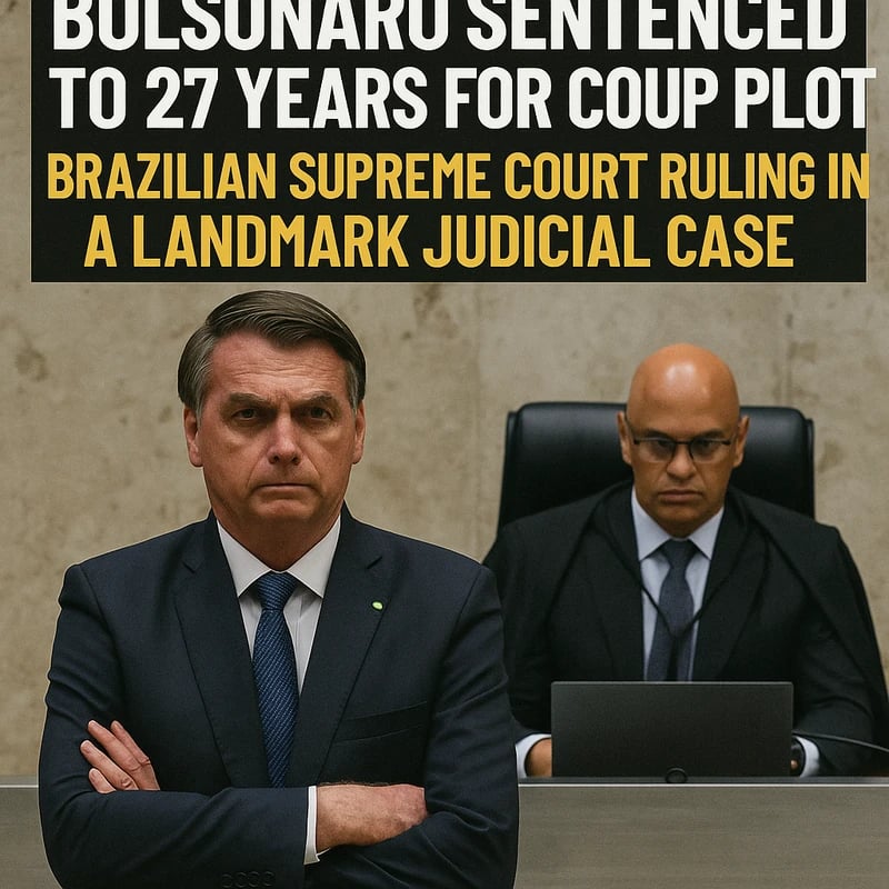 Bolsonaro dømt til 27 år for kupforsøg: implikationer