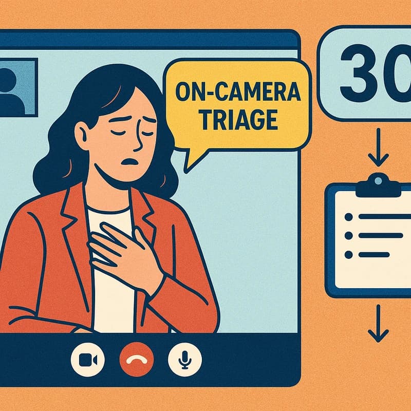 Panic Attack During Zoom Meeting: Quick 3-Step Reentry Plan