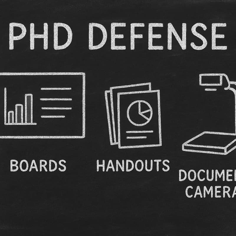 Chalk Talk PhD Defense: Без слайдів, чітко, впевнено
