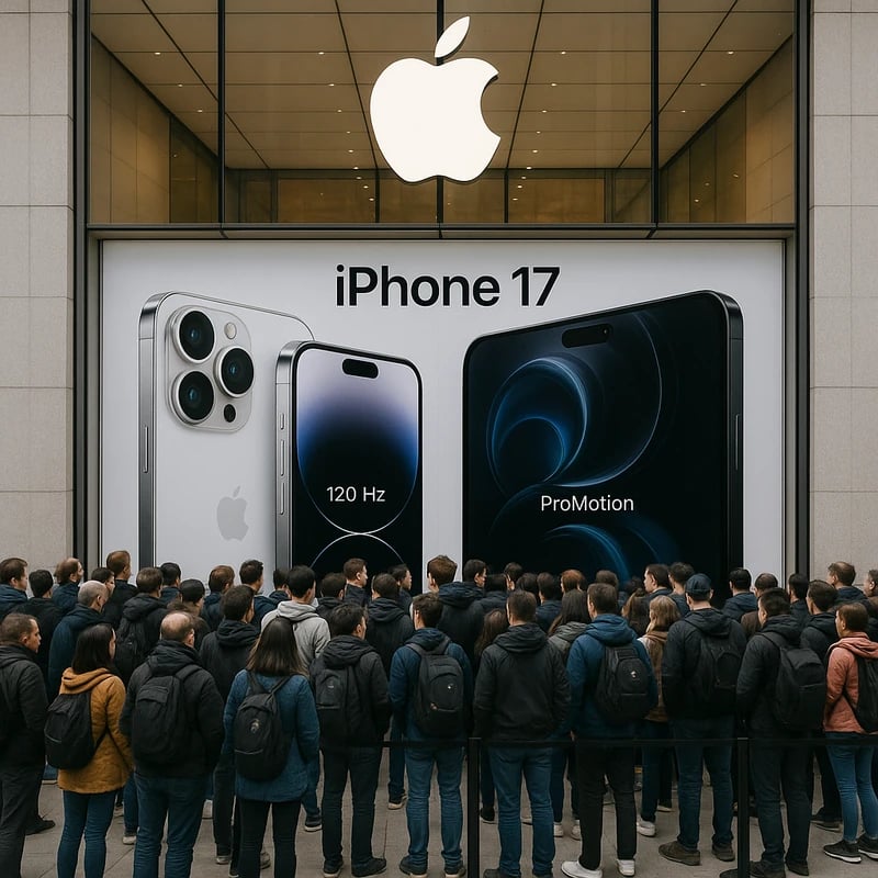 iPhone 17 发布:全球排队热潮,Pro 需求激增