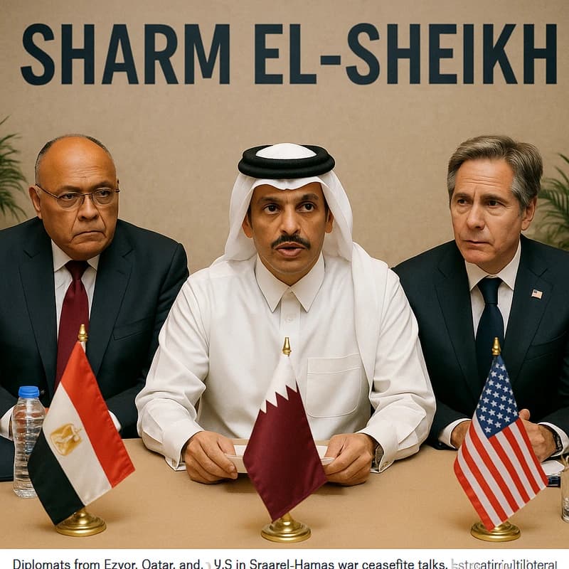 Israel-Hamas-Krieg: Sharm el-Sheikh-Gespräche lösen neue diplomatische Bemühungen aus