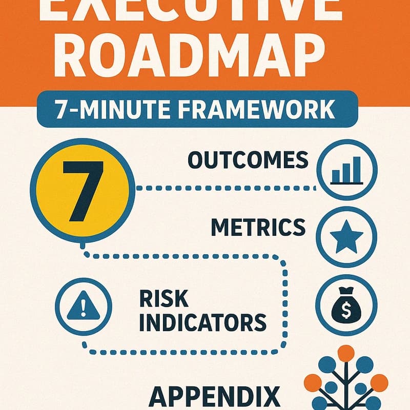Презентація виконавчої дорожньої карти: опануйте 7-хвилинний звіт