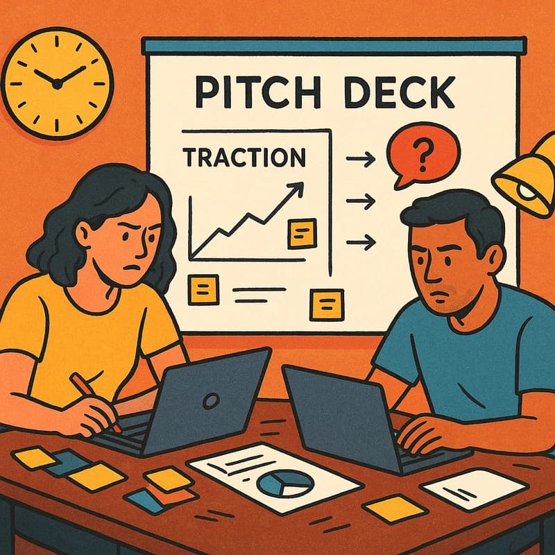 Oprava pitch deck po zpětné vazbě od investora během 24 hodin