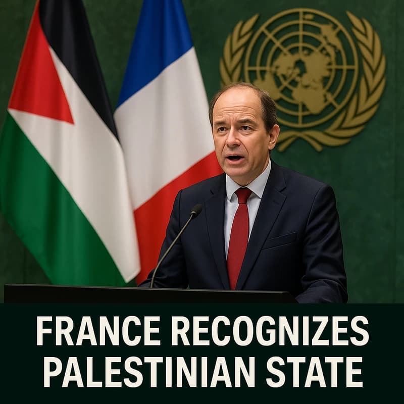 Ranska tunnustaa palestiinalaisen valtion: diplomatian katalyytti