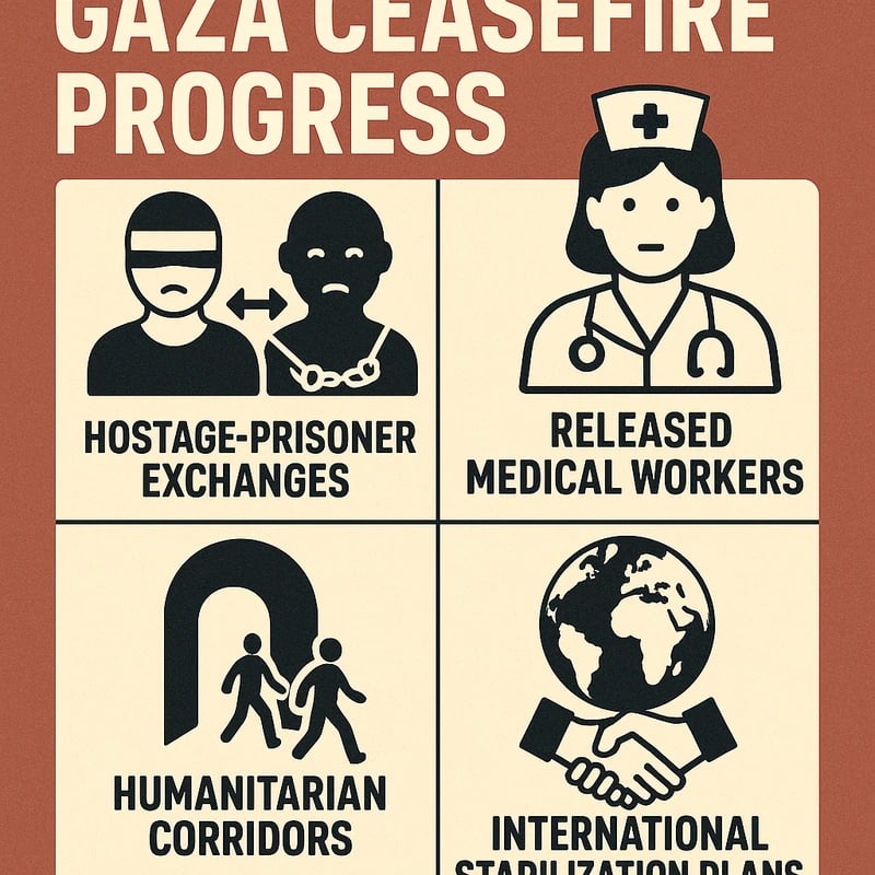 Gazan tulitauko: reaaliaikaiset päivitykset vaihtojen, avun ja riskien osalta