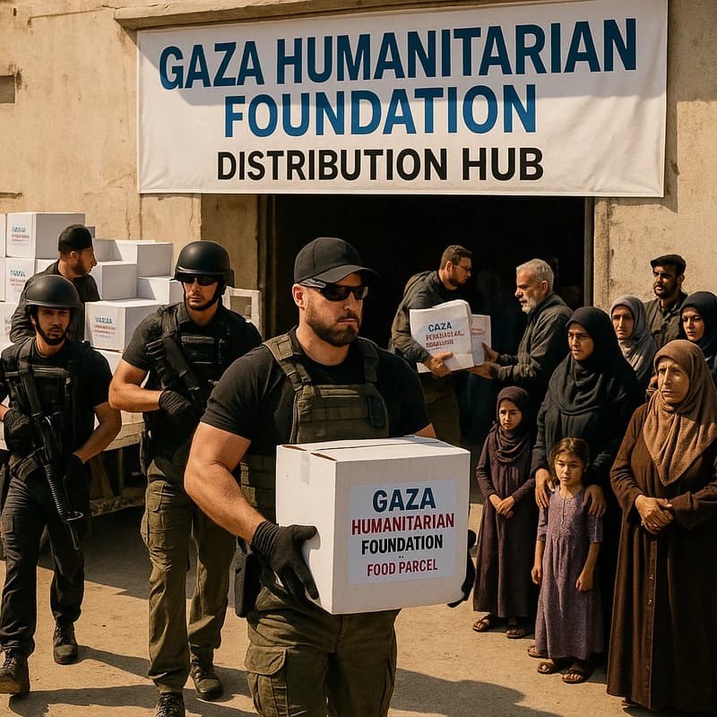 Gaza Humanitarian Foundation: Nopea apu vai neutraaliuden riski?