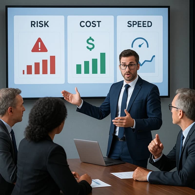 การรับมือกับการต่อต้านจากผู้บริหารในการนำเสนอ: ชนะใจห้องประชุม