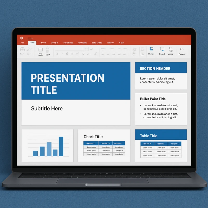 ทำให้เทมเพลต PowerPoint เป็นมาตรฐานอย่างรวดเร็ว - แม่แบบสไลด์หลัก