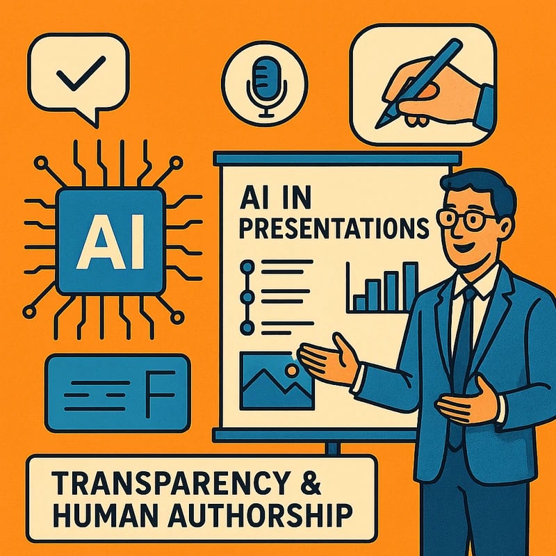 Künstliche Intelligenz in Präsentationen: Sicherer, transparenter Arbeitsablauf
