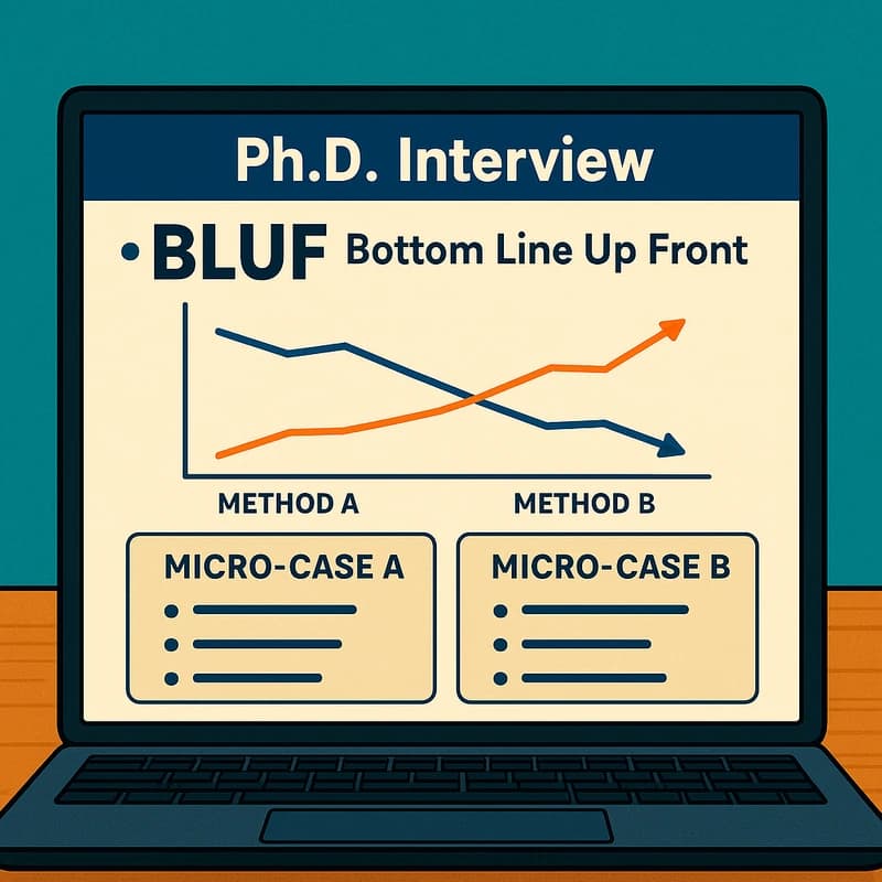 PhD Interview Presentation: A Two-Speed Deck for Clarity