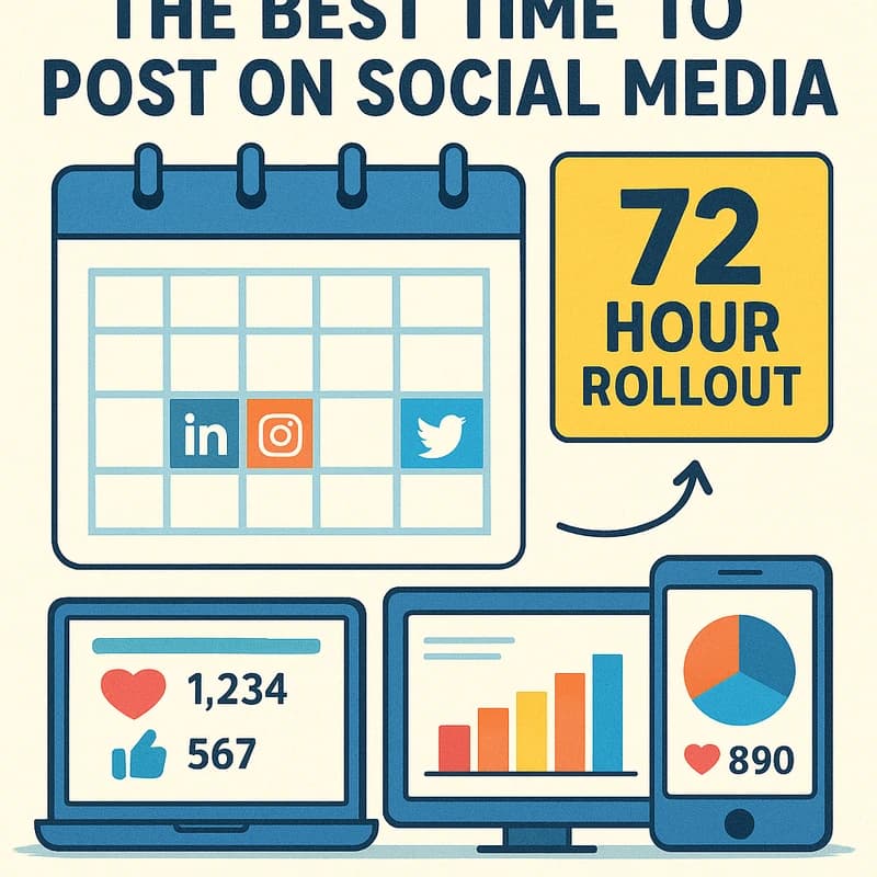 Best Time to Post on Social Media: 72-Hour Strategy