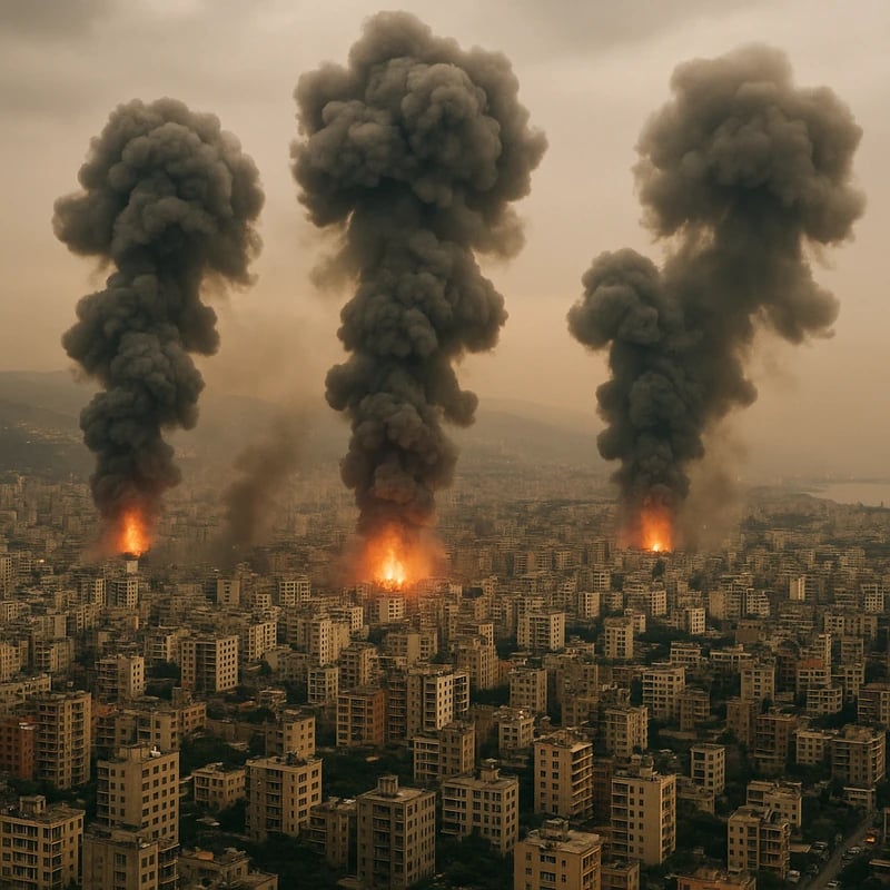 Israel iskee Beirutiin: ratkaisevat 60 päivän aselepo-neuvottelut