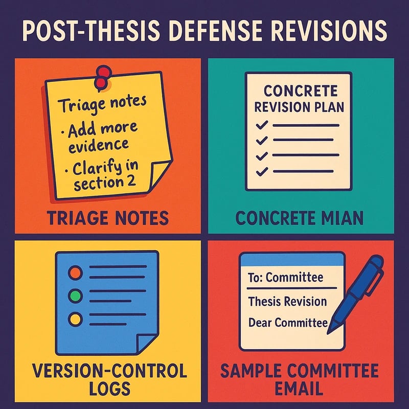 Post Thesis Defense Revisions: 48-Hour Action Plan