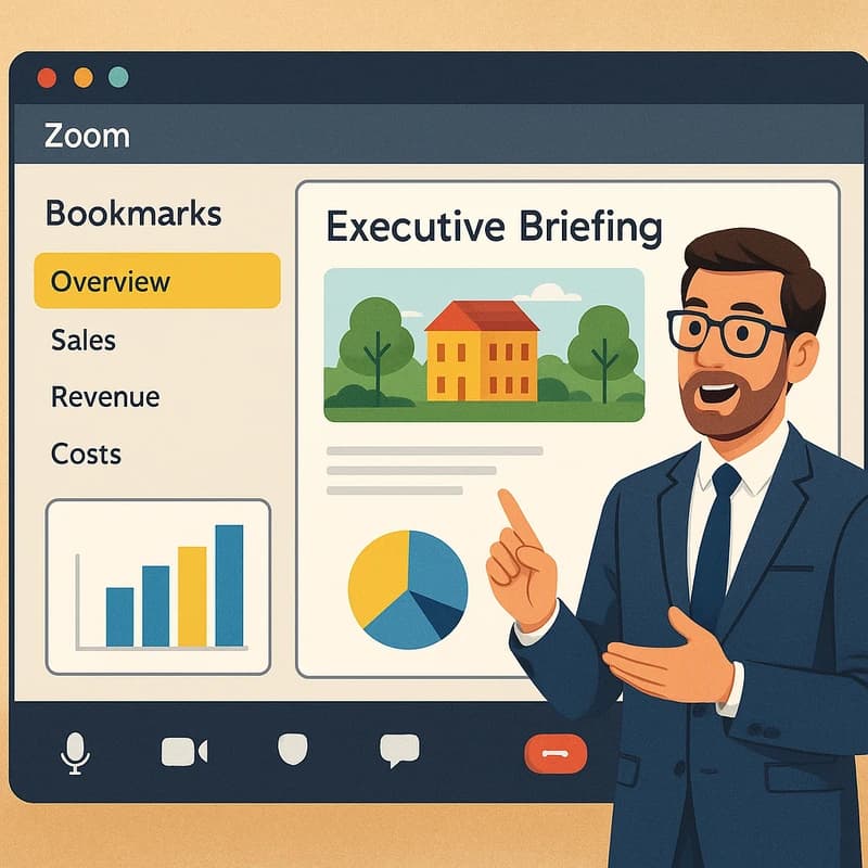 Power BI presentation mode for Zoom: Narrative Mode Guide