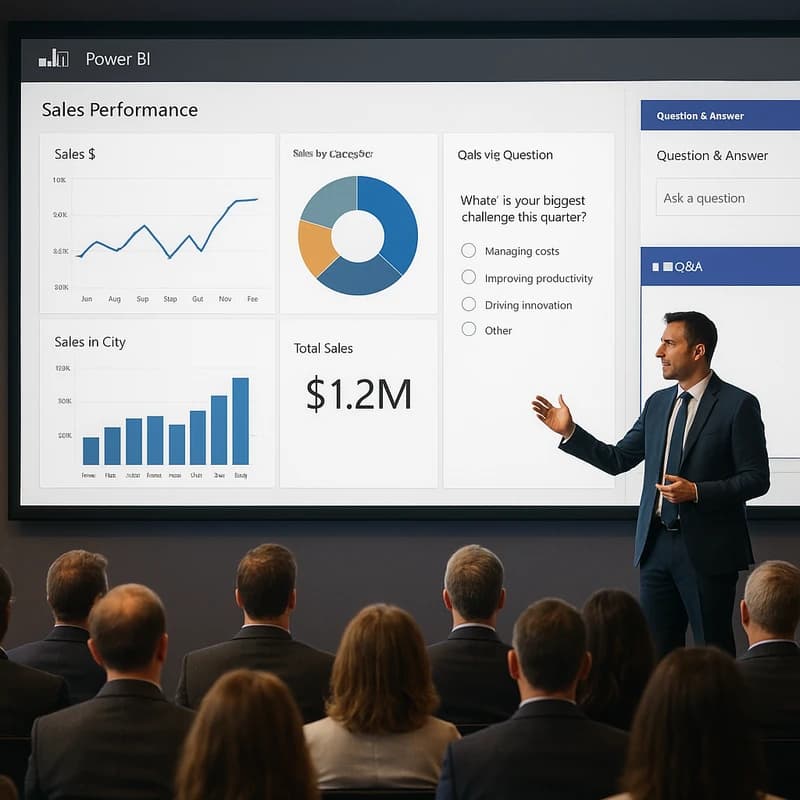 Power BI presentation for large audience: 60-Minute Playbook
