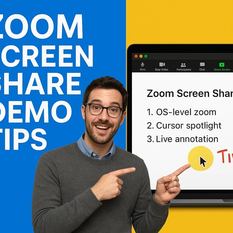 Zoom screen share demo tips: Boost Clarity & Engagement