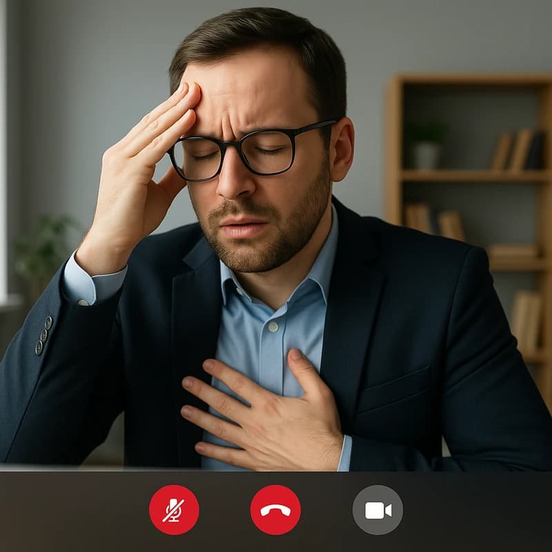 Panic Attack During a Zoom Meeting: In-Call Triage & Repair