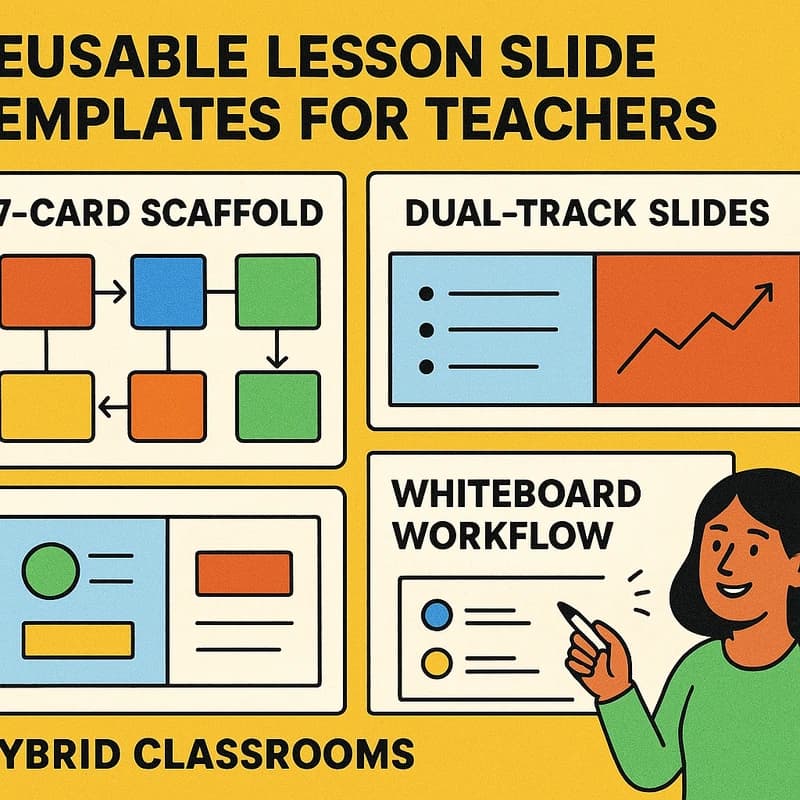 Reusable Lesson Slide Templates for Teachers: 30-Minute Prep