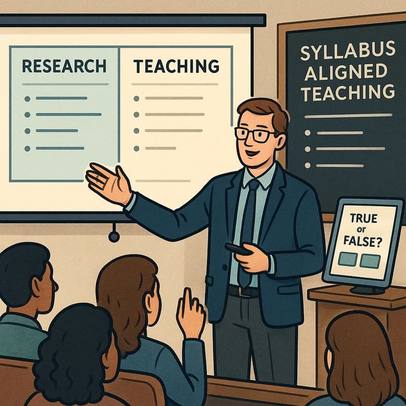 Academic Job Talk and Teaching Demo: Dual-Track Campus