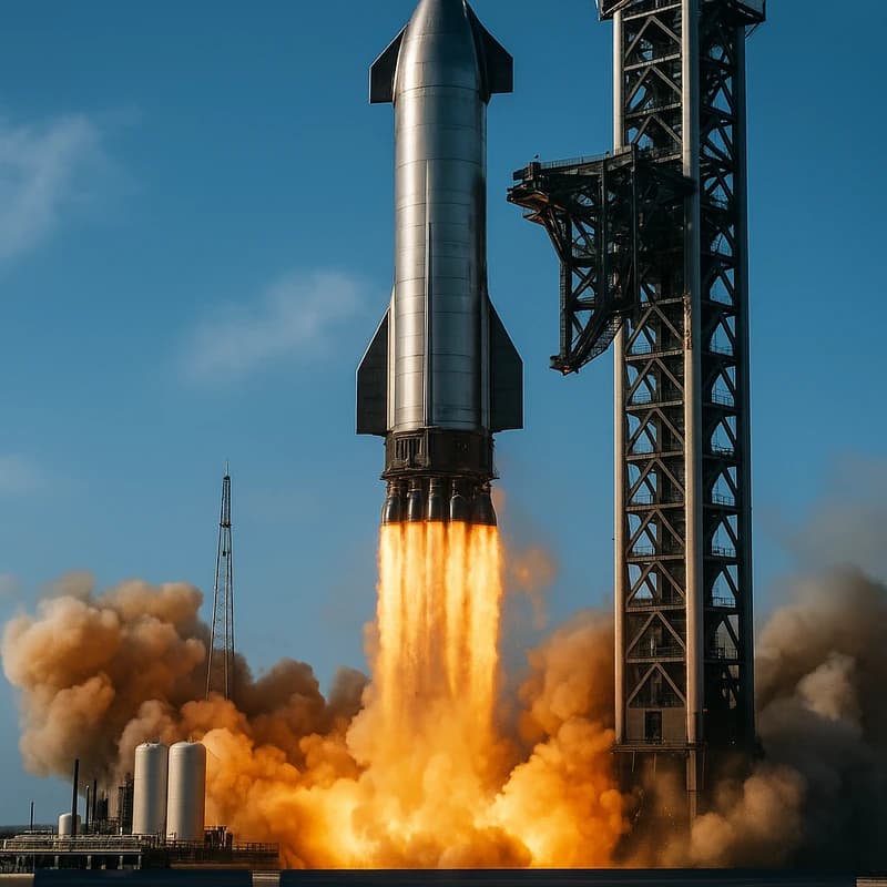 SpaceX lancio della Starship: aggiornamenti in tempo reale e traguardi verso Marte