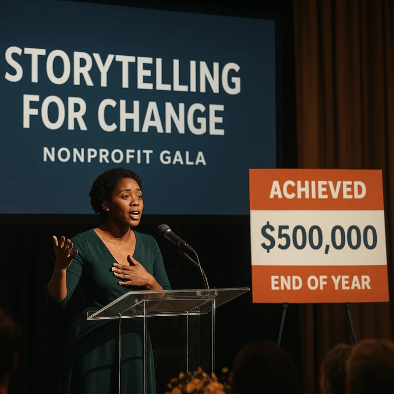 Govor o pripovedanju priče neprofitne organizacije: format sa 3 ritma u trajanju od 2-3 minuta