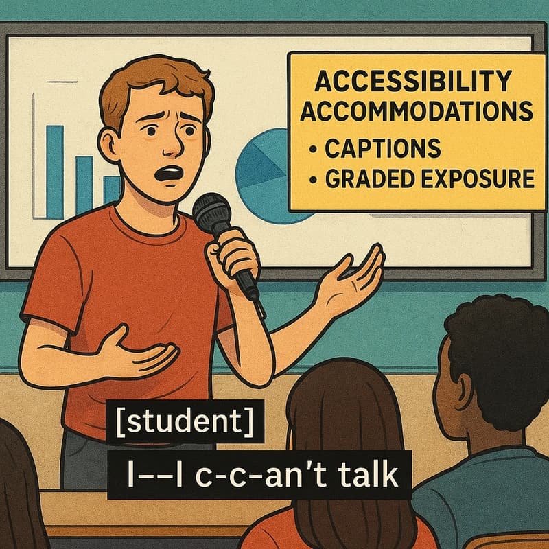 Mất giọng khi thuyết trình: Các bước có cấp độ để đạt được sự tự tin