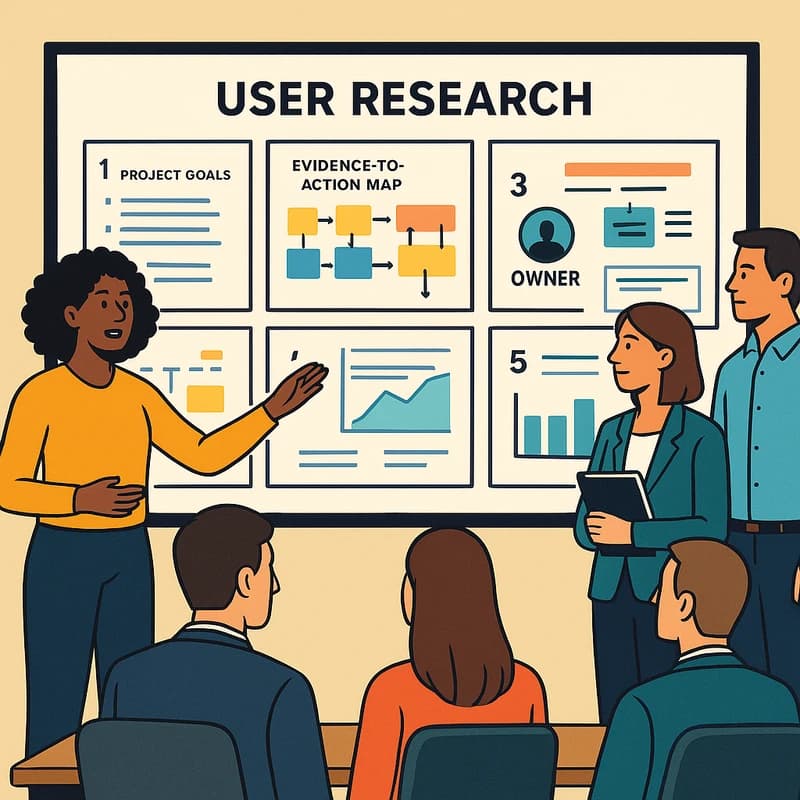 Presenting User Research to Stakeholders: 7-Slide Readout
