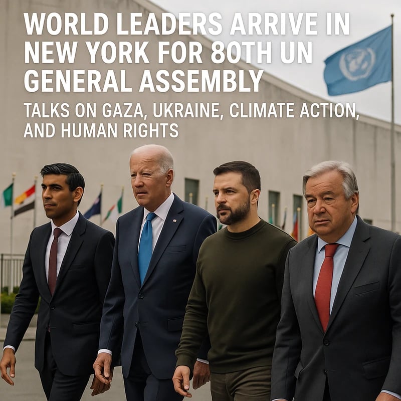80th UN General Assembly: Gaza, Ukraine & diplomacy