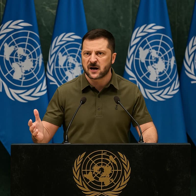 Речь Зеленского на Генеральной Ассамблее ООН: правила для дронов и ИИ